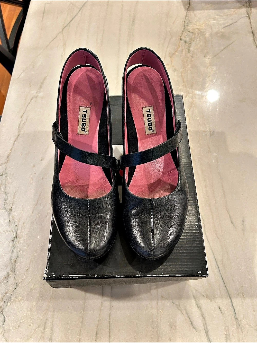 TSUBO Acera MaryJane Heels in Black  US 9